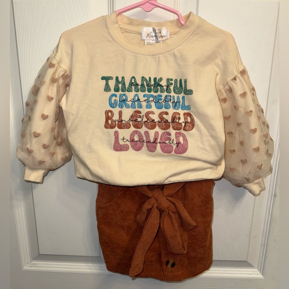 Cute girls boutique outfit 4T